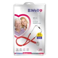 Стетоскоп WS-3 раппапорт красный