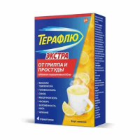 Терафлю экстра №4 лимон