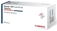 Конкор АМ табл 5мг+10мг №30