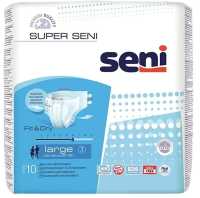 Подгузники Сени Супер д/взрослых Large №10