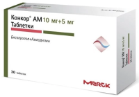 Конкор АМ табл 10мг+5мг №30