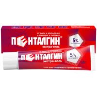 Пенталгин экстра-гель гель 5% 50г