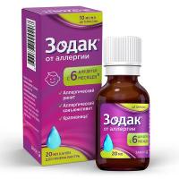Зодак капли 10мг/мл 20мл флак