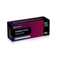 Аторвастатин табл п/о 40мг №30