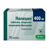 Нолицин табл п/о 400мг №20