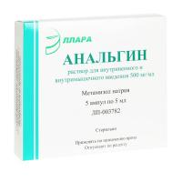Анальгин амп. 50% 2мл №10
