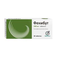 Фенибут табл 250мг №20