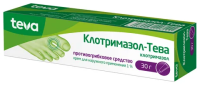 Клотримазол-Тева крем 1% 30г