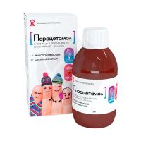 Парацетамол р-р д/приема внутрь 24мг/мл 100мл флак клубника