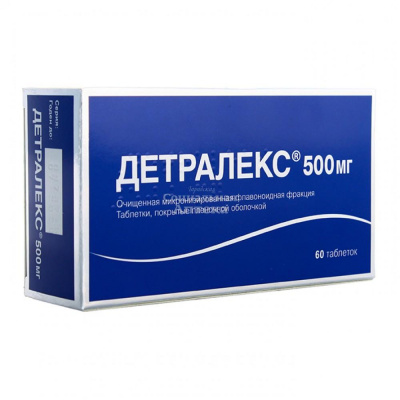 Детралекс табл п/о 500мг №60