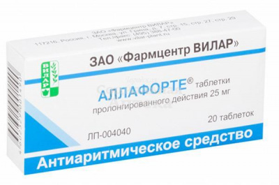 Аллафорте табл пролонг 25мг №20