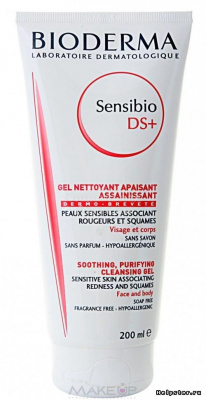 Биодерма Сенсибио DS+ очищающий гель 200 мл