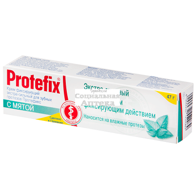 Протефикс фиксирующий крем 40мл мята