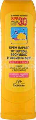 Крем-барьер от загара д/лица/тела п/веснуш/пигм коэф.30 125мл