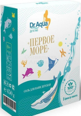 Доктор Аква соль морская Детство Первое Море 450г