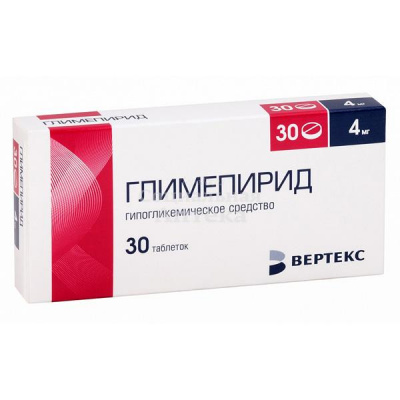 Глимепирид табл 4мг №30