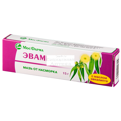 Эваменол мазь 15г
