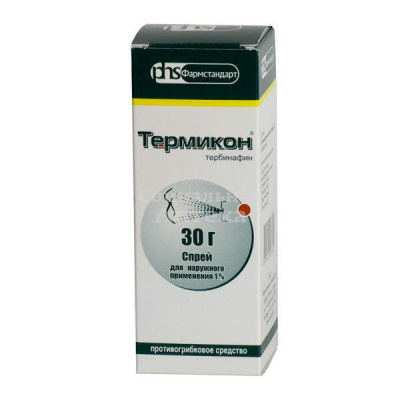 Термикон спрей д/наружн 1% 30г флак