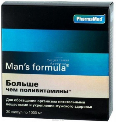 Мен-с Формула Больше чем поливитамины капс №30