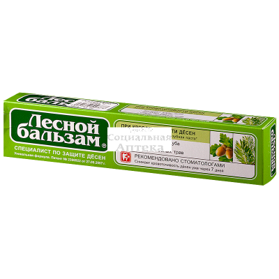Зубная паста Лесной бальзам с корой дуба/пихты 50мл