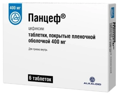 Панцеф табл п/о 400мг №6