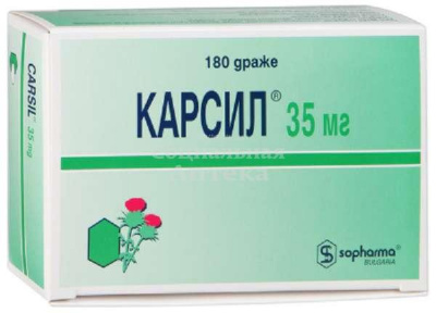 Карсил табл п/о 35мг №180
