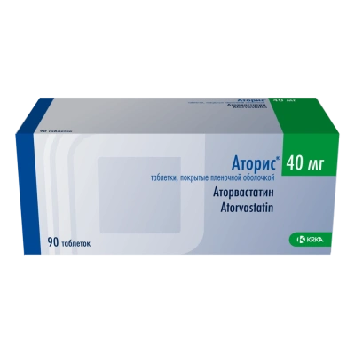 Аторис табл п/о 40мг №90
