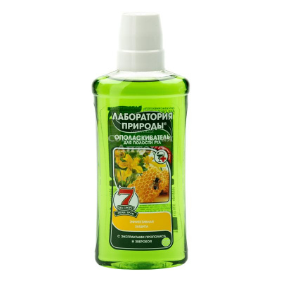 Ополаскиватель д/пол.рта Лаборатория природы ПРОП/ЗВЕРОБ 275мл