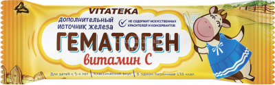 Гематоген Витатека с вит. С 40г