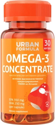 Урбан Формула Омега-3 60% капс №30