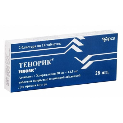 Тенорик табл 50/12,5мг №28