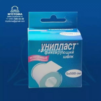 Лейкопластырь Унипласт 5*500 шелк.основа