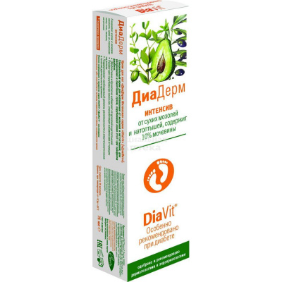 Диадерм крем д/ног интенсивный 75мл