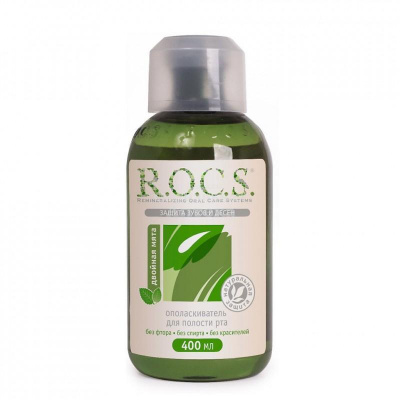 Ополаскиватель д/пол.рта РОКС Двойная мята 400мл