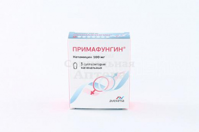 Примафунгин супп ваг 100мг №3