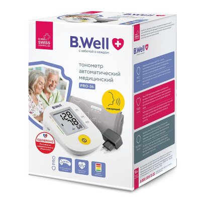 Тонометр PRO-36 автомат с адаптером (манжета M-L)