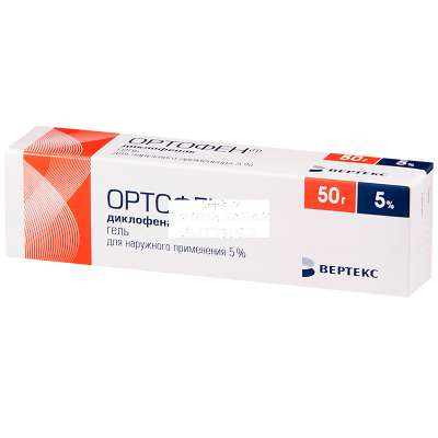 Ортофен гель 5% 50г