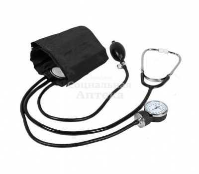 Тонометр MED-63 механический встр.стетоскоп манж M-L