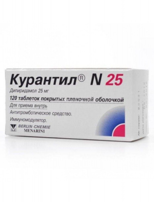 Курантил N25 табл п/о 25мг №120
