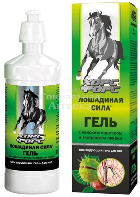 Лошадиная сила гель д/вен Каштан/пиявка 500 мл