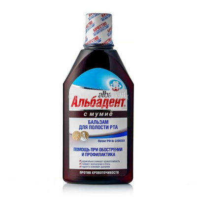 Альбадент бальзам д/проф. пародонта с мумие 400мл