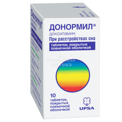 Донормил табл п/о 15мг №10
