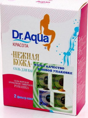 Соль морская Доктор Аква Ромашка 500г 2ф/п