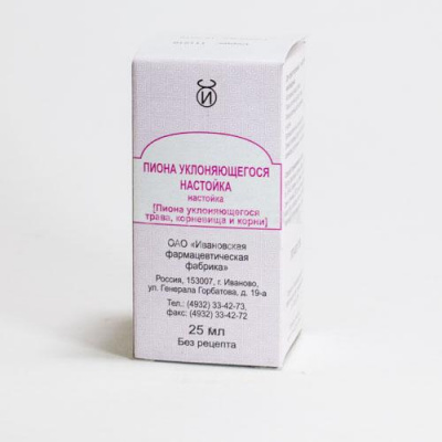 Пиона настойка 25мл флак