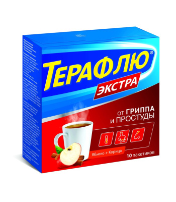 Терафлю экстра №10 ябл+корица