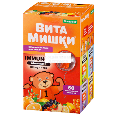 ВитаМишки Иммуно+ пастилки жев №60
