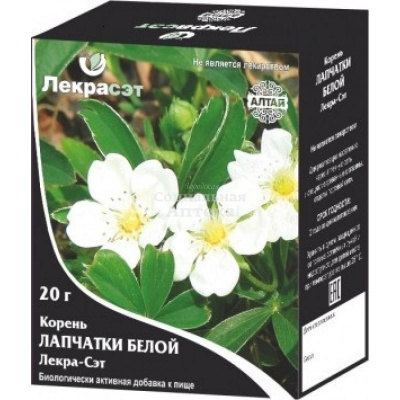 Лапчатка белая корень 20г (БАД)