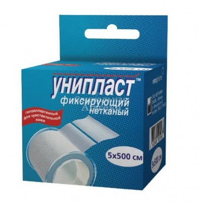 Лейкопластырь Унипласт 5*500 неткан.основа
