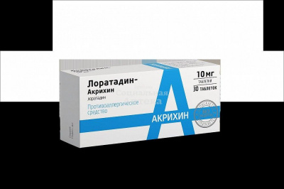 Лоратадин-Акрихин табл 10мг №30
