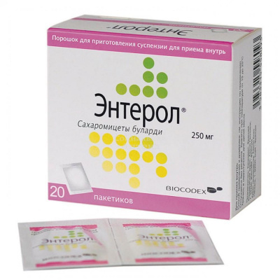 Энтерол пор д/сусп 250мг пак №20